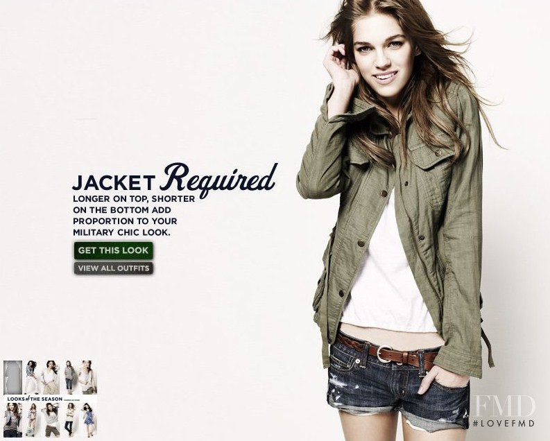 Samantha Gradoville featured in  the American Eagle OutFitters advertisement for Spring/Summer 2010
