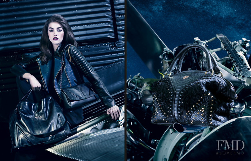 Samantha Gradoville featured in  the MCM advertisement for Autumn/Winter 2013