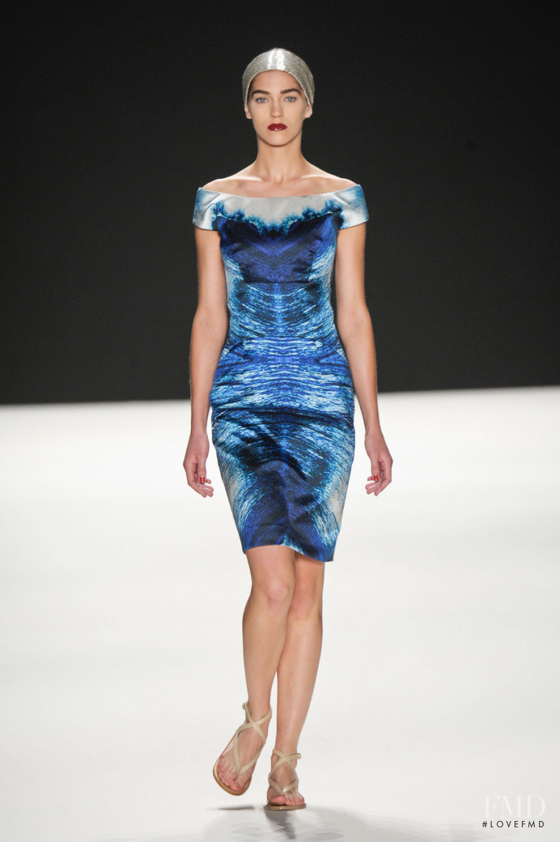 Samantha Gradoville featured in  the Naeem Khan fashion show for Spring/Summer 2013