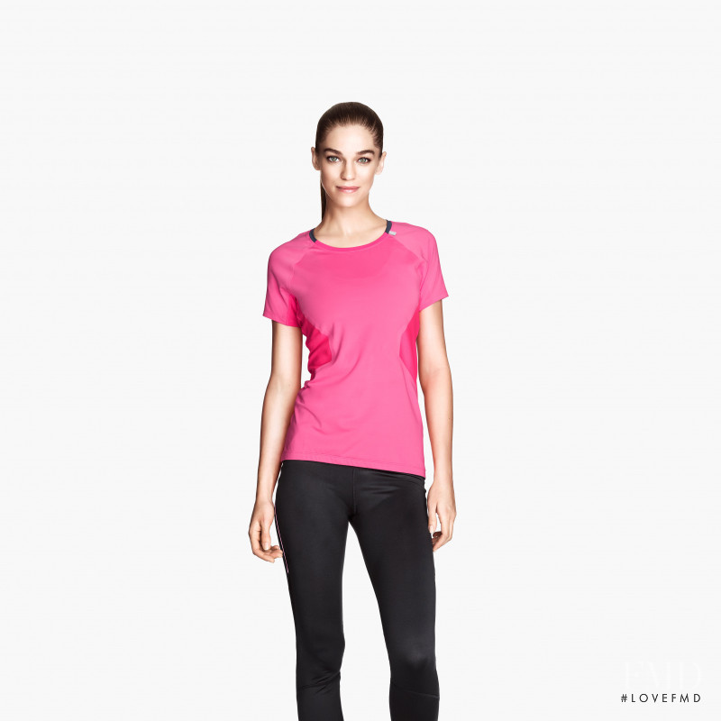 Samantha Gradoville featured in  the H&M Sportswear catalogue for Pre-Fall 2014