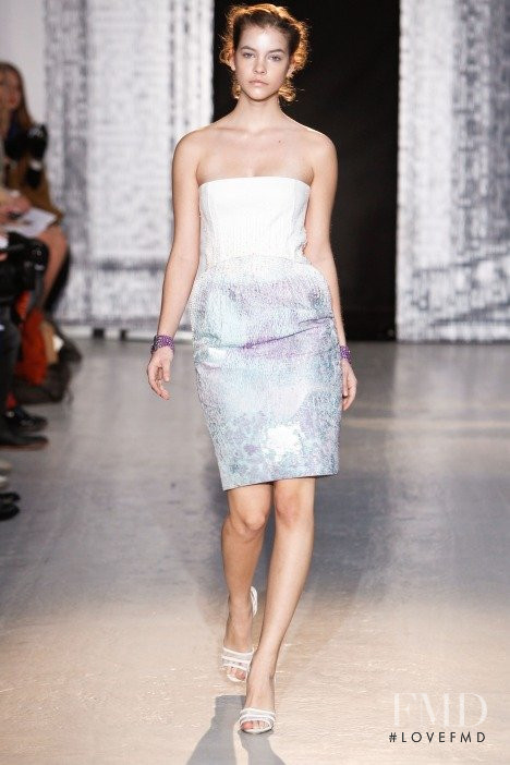 Barbara Palvin featured in  the Maxime Simoëns fashion show for Spring/Summer 2011