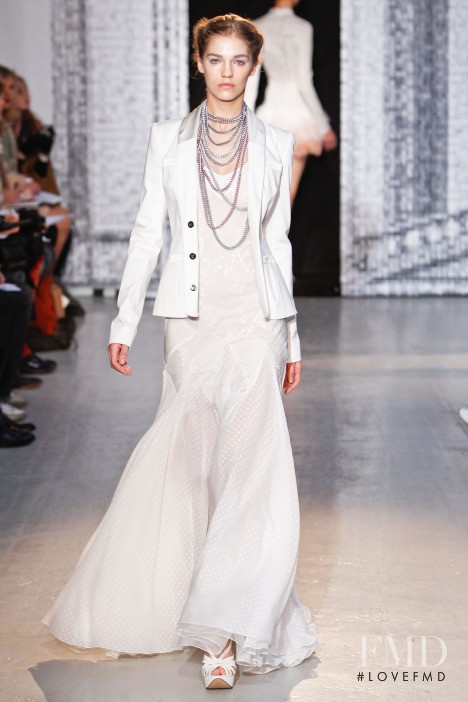 Samantha Gradoville featured in  the Maxime Simoëns fashion show for Spring/Summer 2011