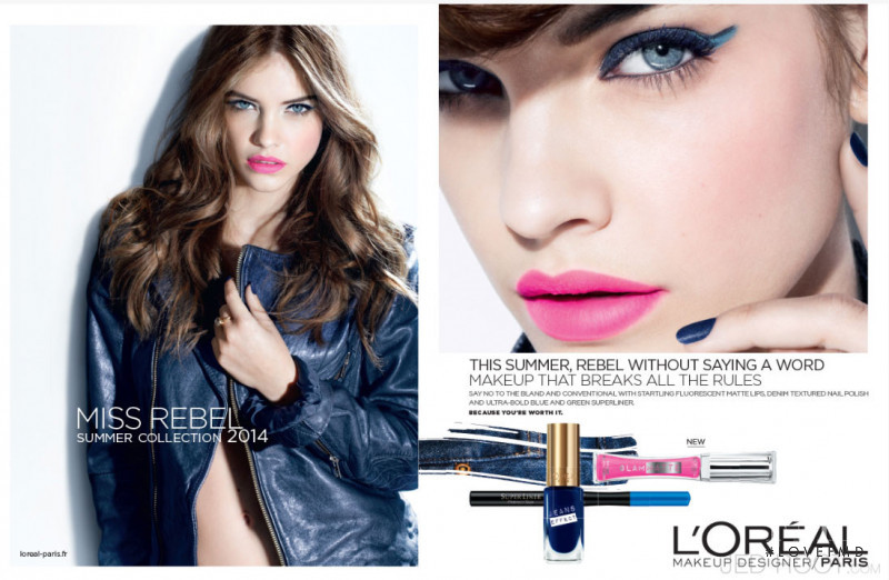 Barbara Palvin featured in  the L\'Oreal Paris advertisement for Spring/Summer 2014