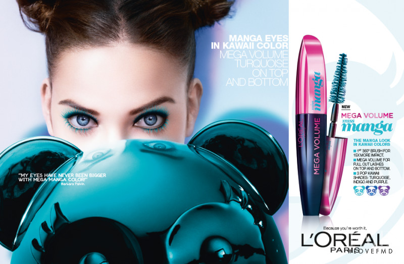 Barbara Palvin featured in  the L\'Oreal Paris Miss Manga advertisement for Autumn/Winter 2014