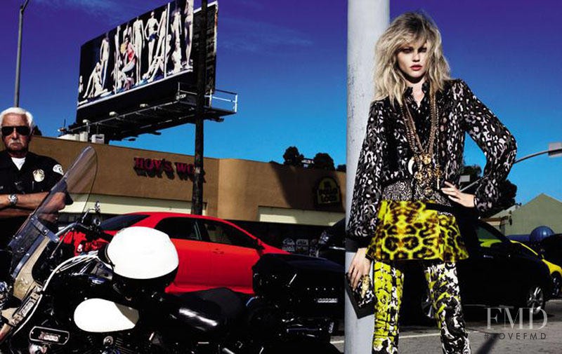 Sasha Pivovarova featured in  the Just Cavalli advertisement for Autumn/Winter 2010