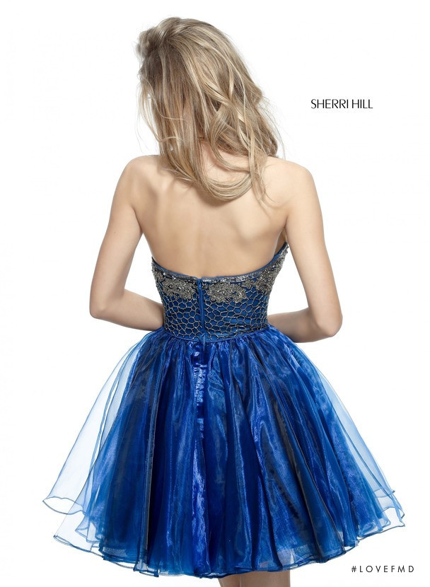 Scarlett Leithold featured in  the Sherri Hill catalogue for Spring/Summer 2018