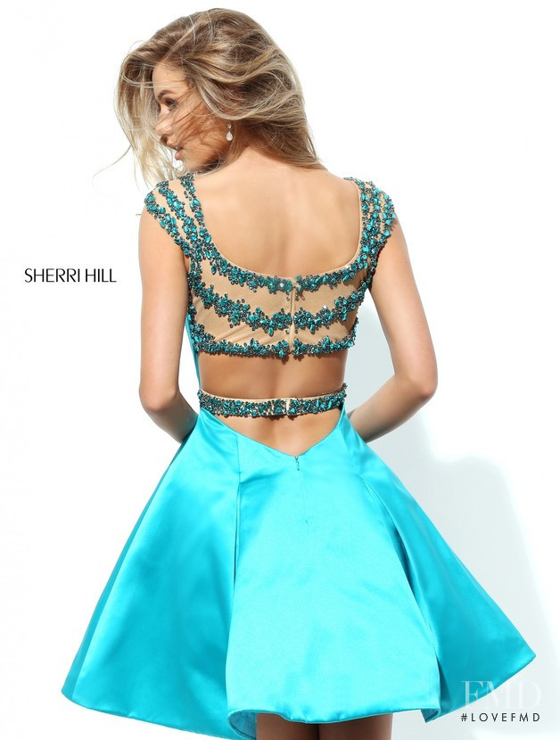 Scarlett Leithold featured in  the Sherri Hill catalogue for Spring/Summer 2018