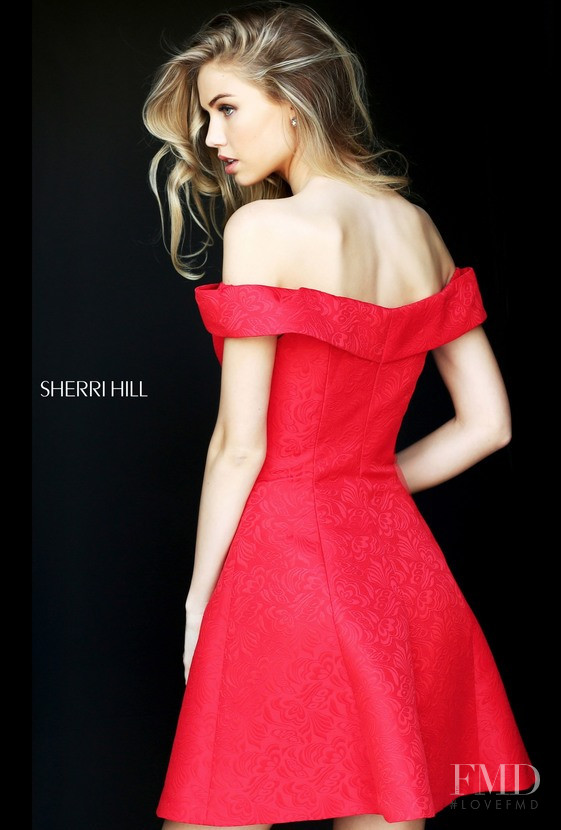 Scarlett Leithold featured in  the Sherri Hill catalogue for Spring/Summer 2018