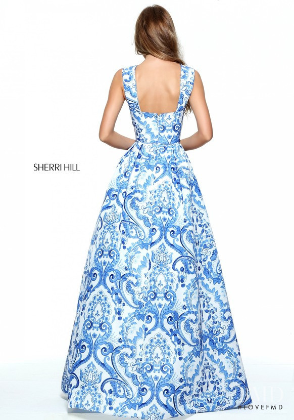 Scarlett Leithold featured in  the Sherri Hill catalogue for Spring/Summer 2018