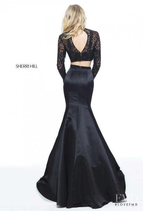 Josie Canseco featured in  the Sherri Hill catalogue for Spring/Summer 2018