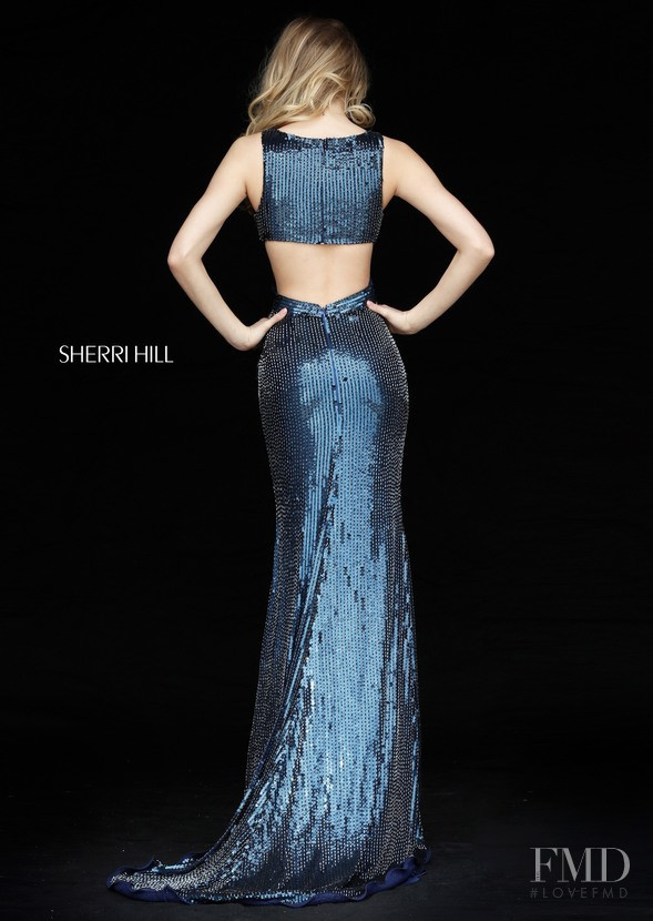 Josie Canseco featured in  the Sherri Hill catalogue for Spring/Summer 2018