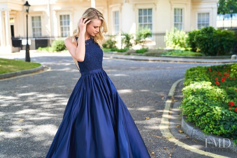 Scarlett Leithold featured in  the Sherri Hill catalogue for Spring/Summer 2019
