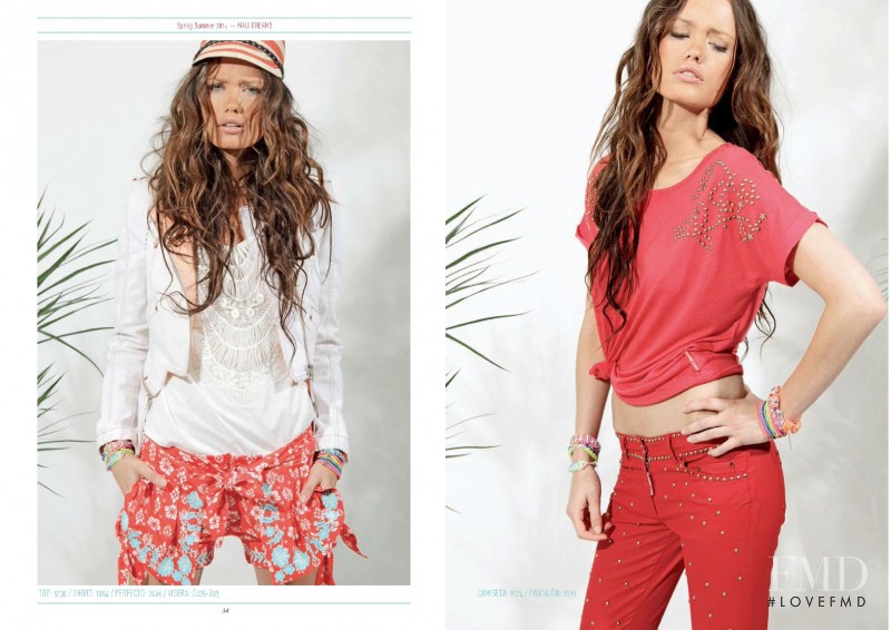 Femke  van Asperen featured in  the H. Preppy Maui Dreams Collection catalogue for Spring/Summer 2014