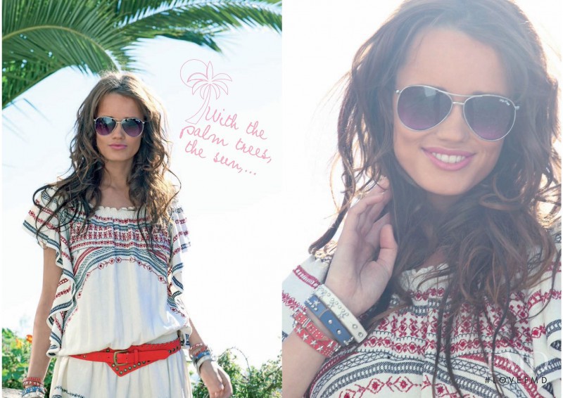 Femke  van Asperen featured in  the H. Preppy Maui Dreams Collection catalogue for Spring/Summer 2014