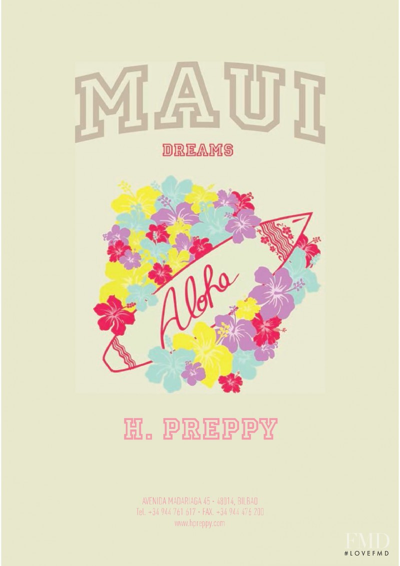 H. Preppy Maui Dreams Collection catalogue for Spring/Summer 2014