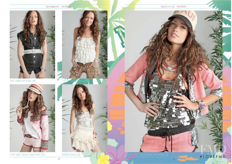 Femke  van Asperen featured in  the H. Preppy Maui Dreams Collection catalogue for Spring/Summer 2014