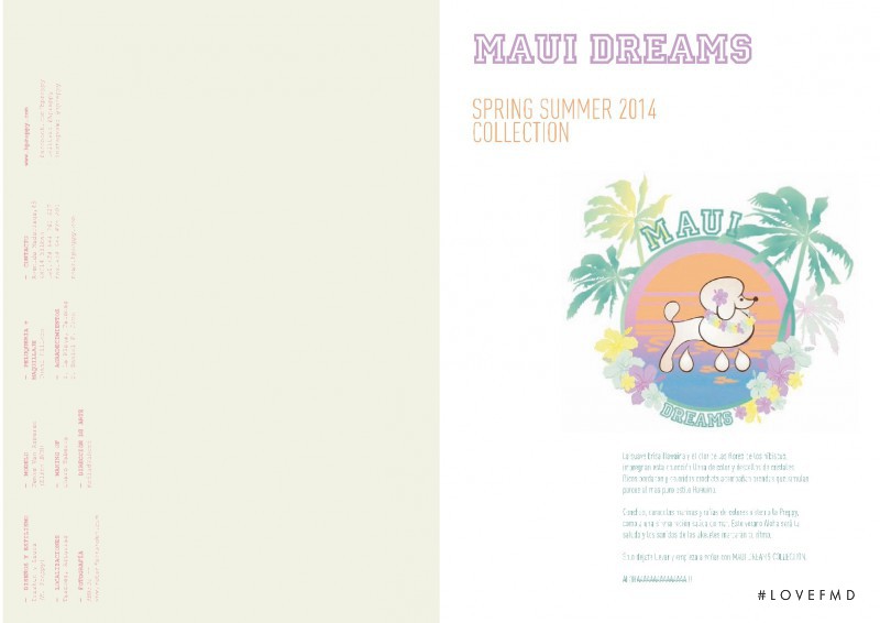 H. Preppy Maui Dreams Collection catalogue for Spring/Summer 2014