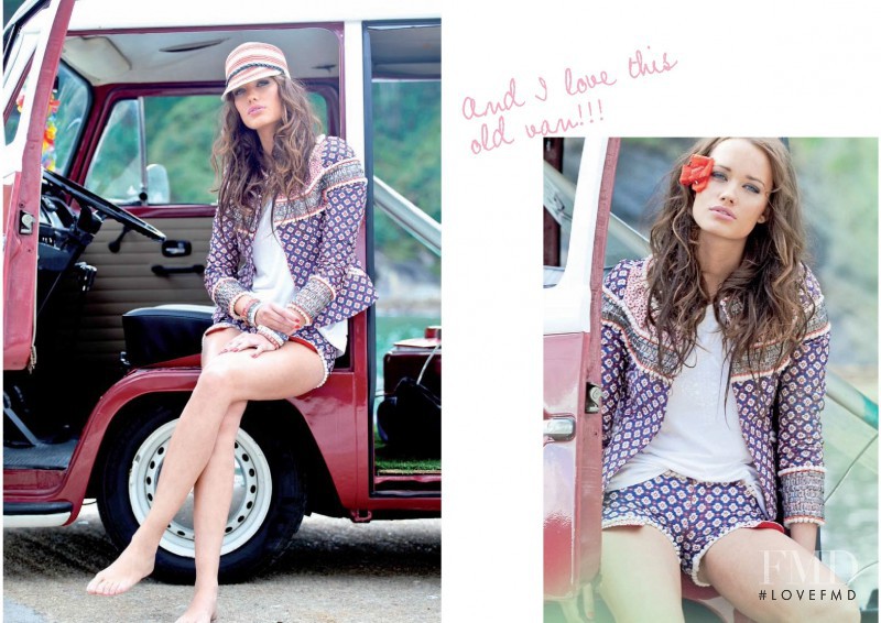 Femke  van Asperen featured in  the H. Preppy Maui Dreams Collection catalogue for Spring/Summer 2014