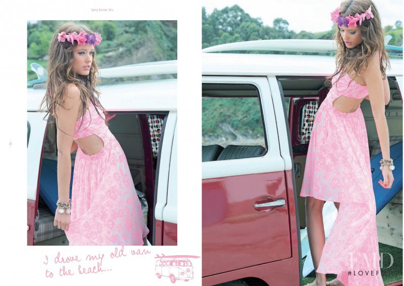 Femke  van Asperen featured in  the H. Preppy Maui Dreams Collection catalogue for Spring/Summer 2014