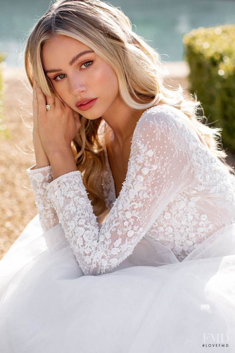 Scarlett Leithold featured in  the Sherri Hill Bridal catalogue for Spring/Summer 2021