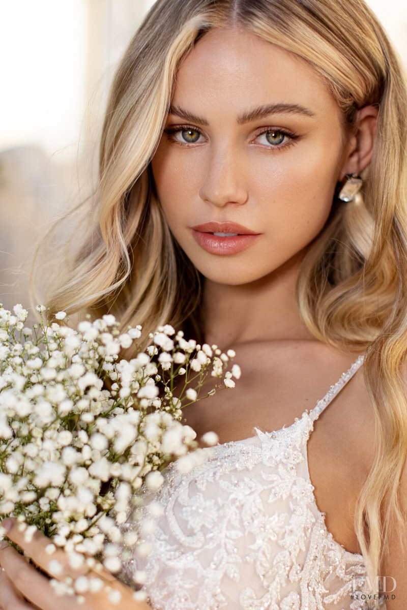 Scarlett Leithold featured in  the Sherri Hill Bridal catalogue for Spring/Summer 2021