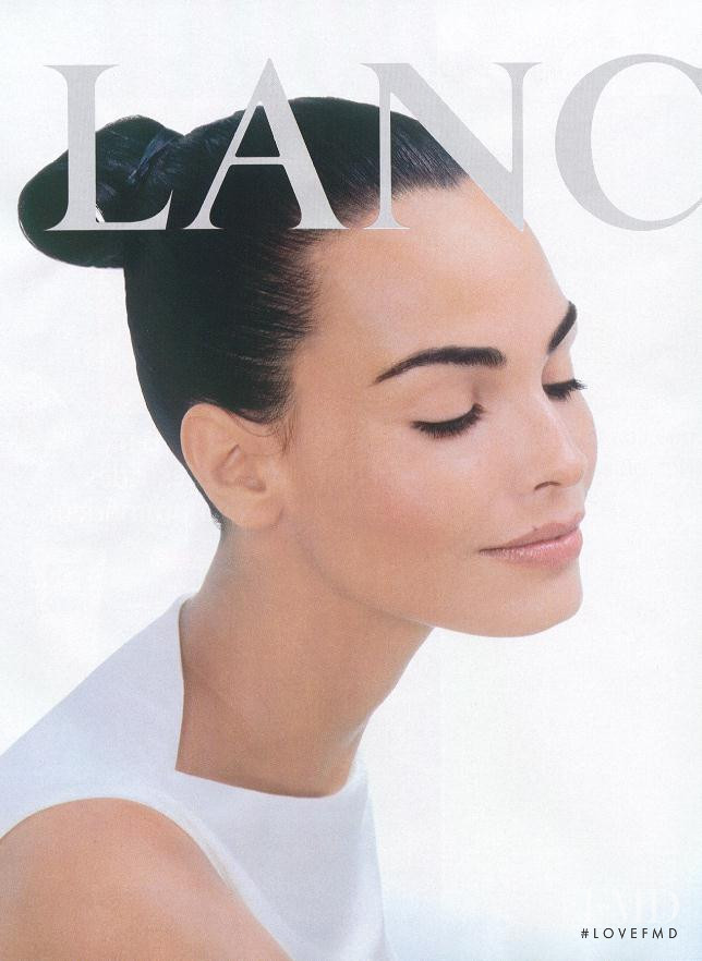 Ines Sastre featured in  the Lancome advertisement for Spring/Summer 1999