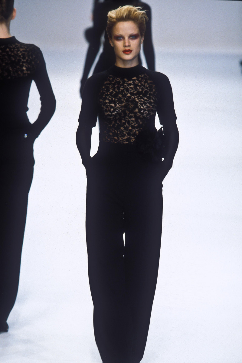 Carolyn Murphy featured in  the Sonia Rykiel fashion show for Autumn/Winter 1996