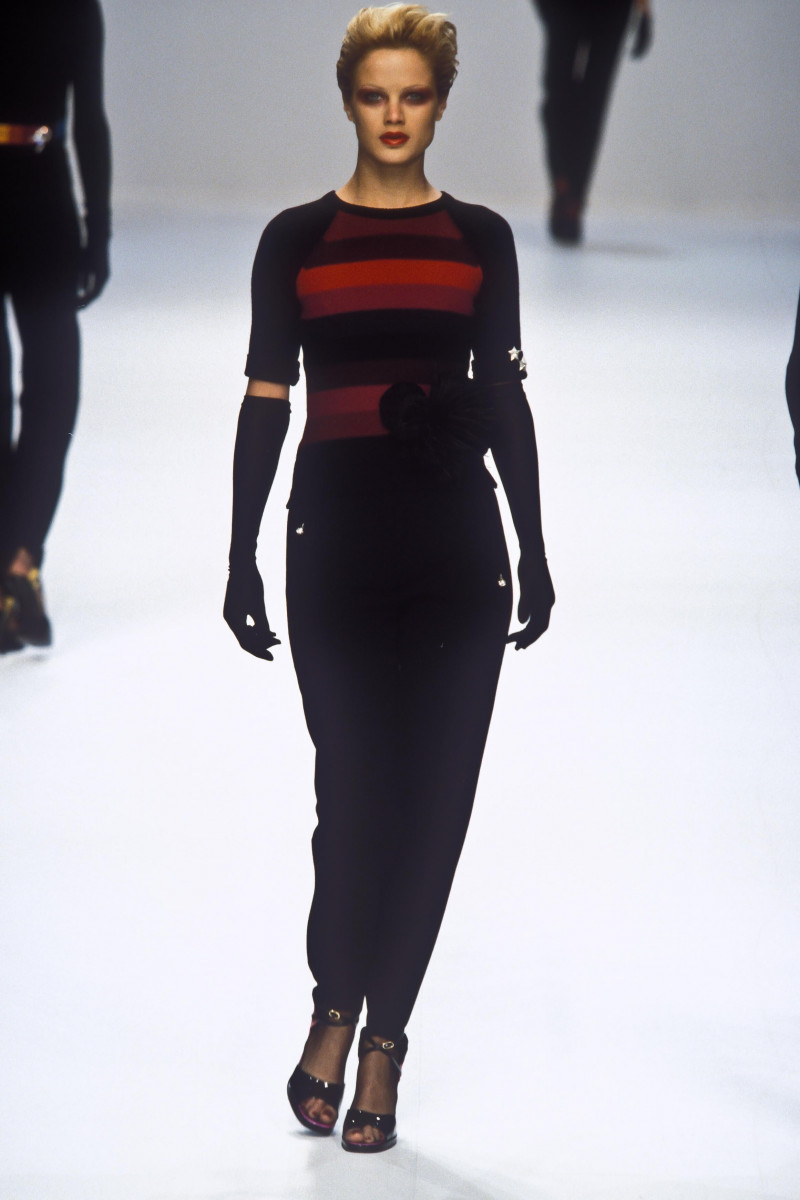 Carolyn Murphy featured in  the Sonia Rykiel fashion show for Autumn/Winter 1996