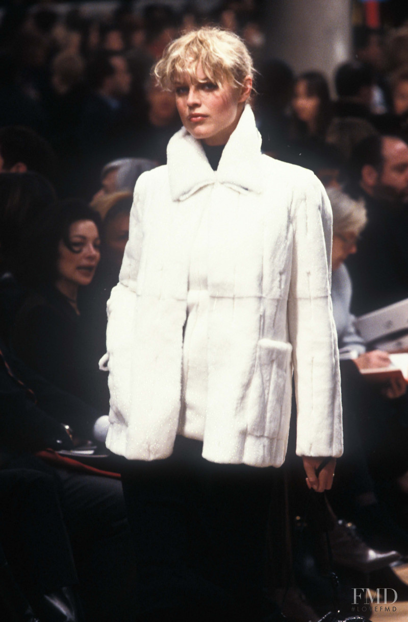 Eva Herzigova featured in  the Fendi fashion show for Autumn/Winter 1996