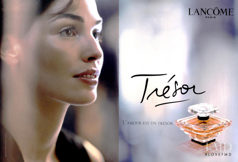 Ines Sastre featured in  the Lancome "Trésor" Fragance  advertisement for Autumn/Winter 2003