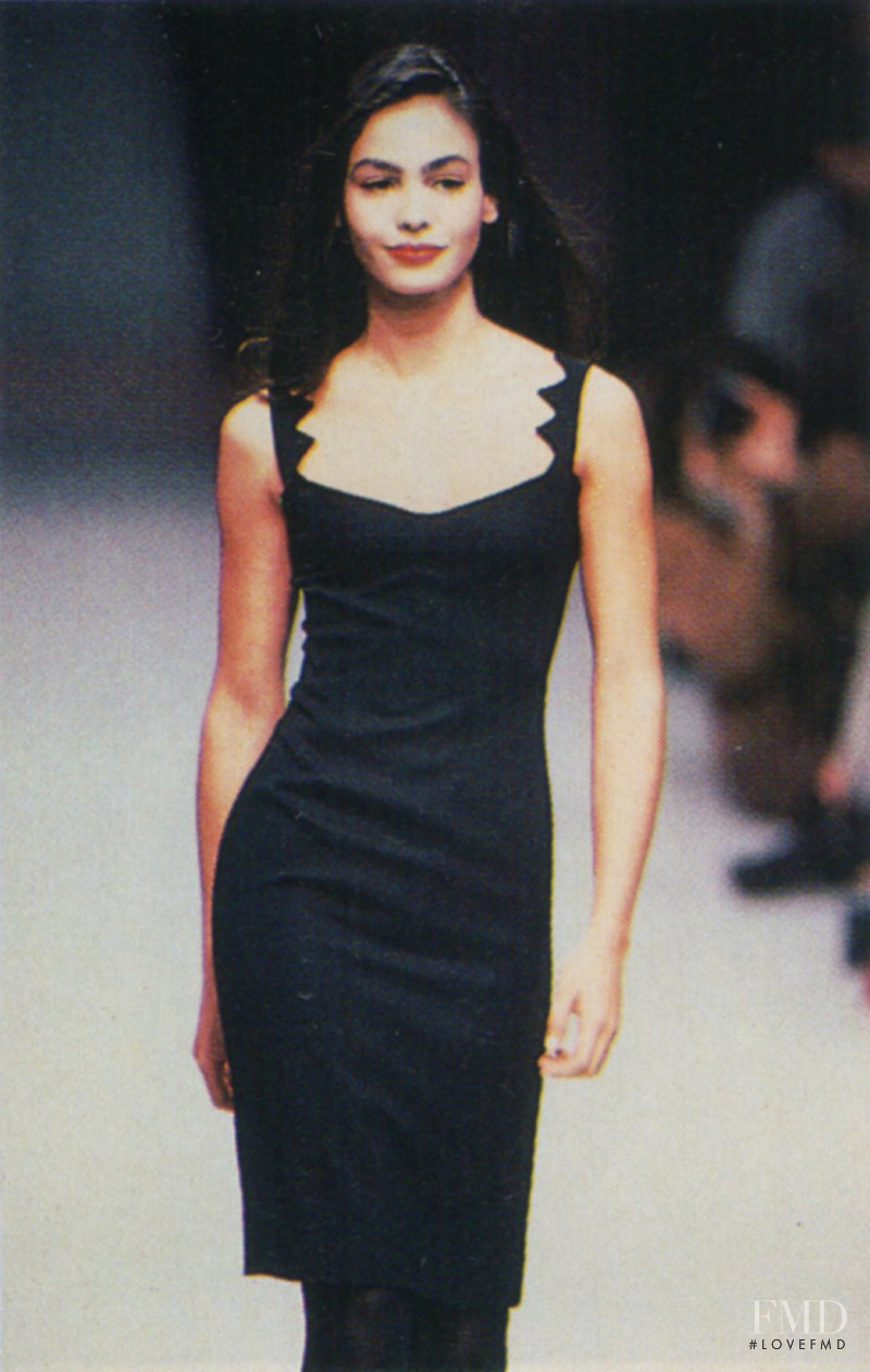 Ines Sastre featured in  the Lydia Delgado fashion show for Autumn/Winter 1992