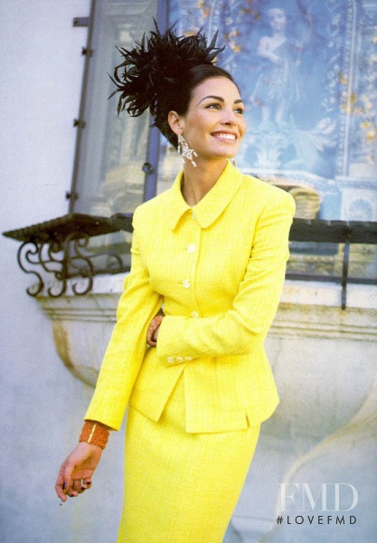 Ines Sastre featured in  the Giorgio Grati advertisement for Spring/Summer 1997