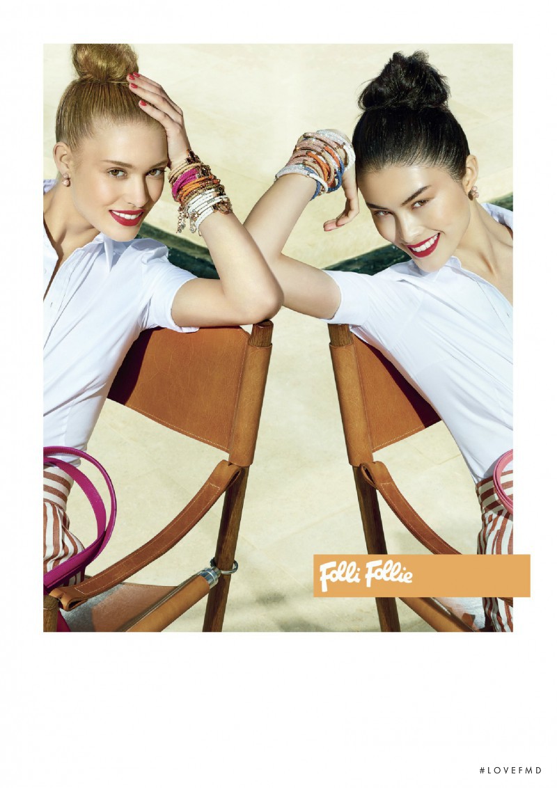 Rianne Haspels featured in  the Folli Follie catalogue for Spring/Summer 2014