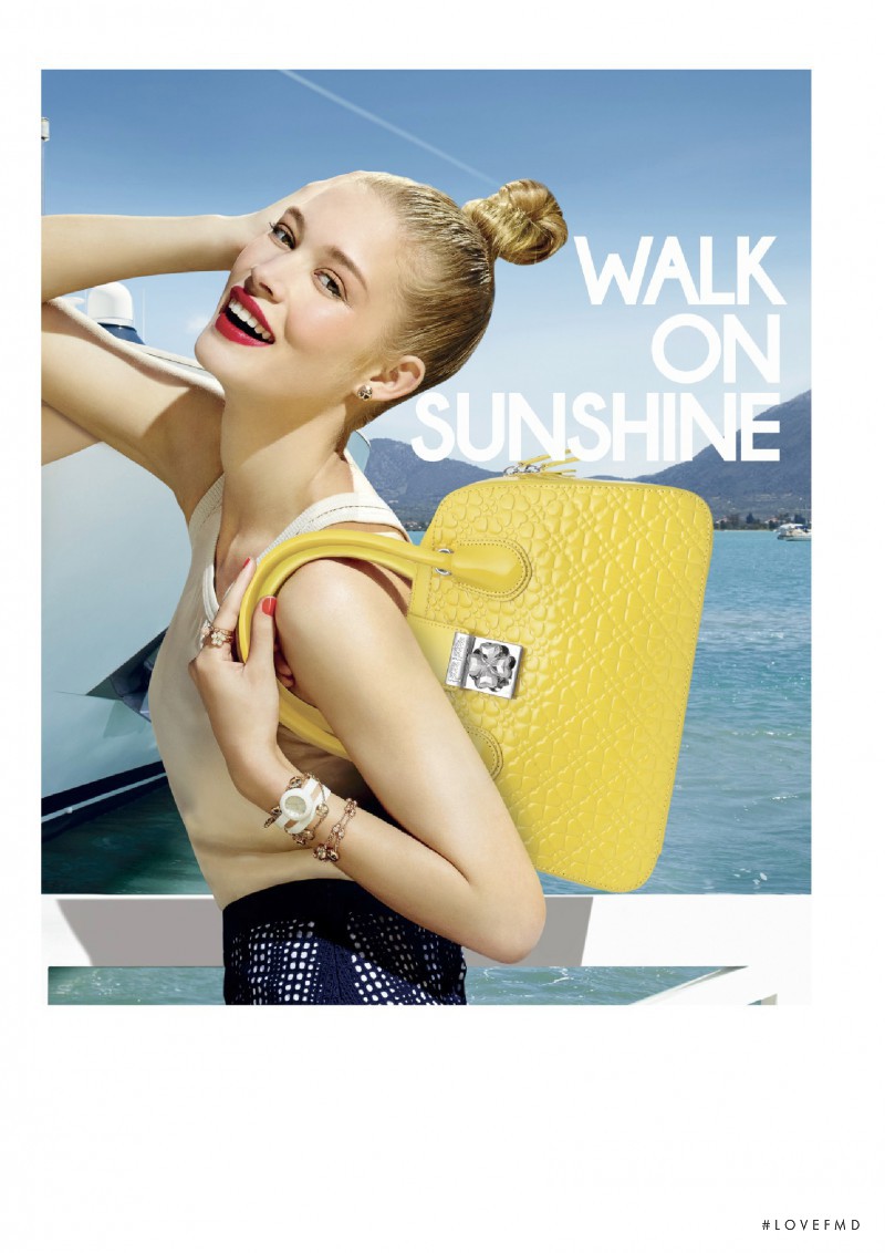 Rianne Haspels featured in  the Folli Follie catalogue for Spring/Summer 2014