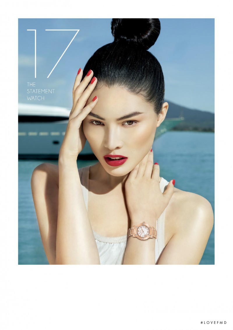 Sui He featured in  the Folli Follie catalogue for Spring/Summer 2014