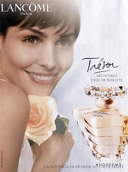 Ines Sastre featured in  the Lancome Tresor advertisement for Spring/Summer 2004