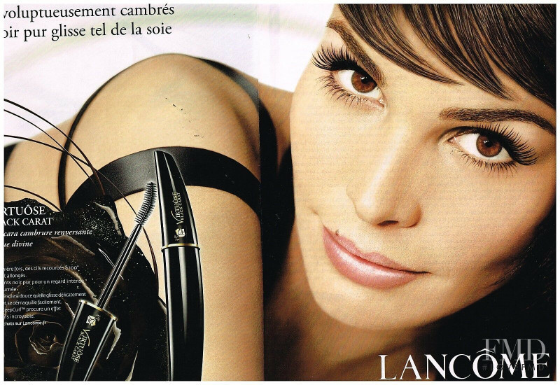 Ines Sastre featured in  the Lancome L\'Absolu Rouge advertisement for Autumn/Winter 2008