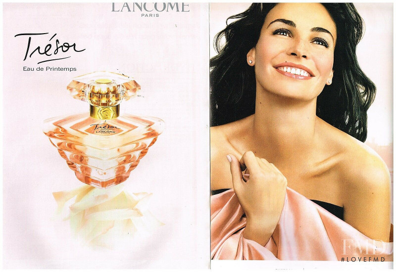 Ines Sastre featured in  the Lancome Tresor advertisement for Spring/Summer 2006