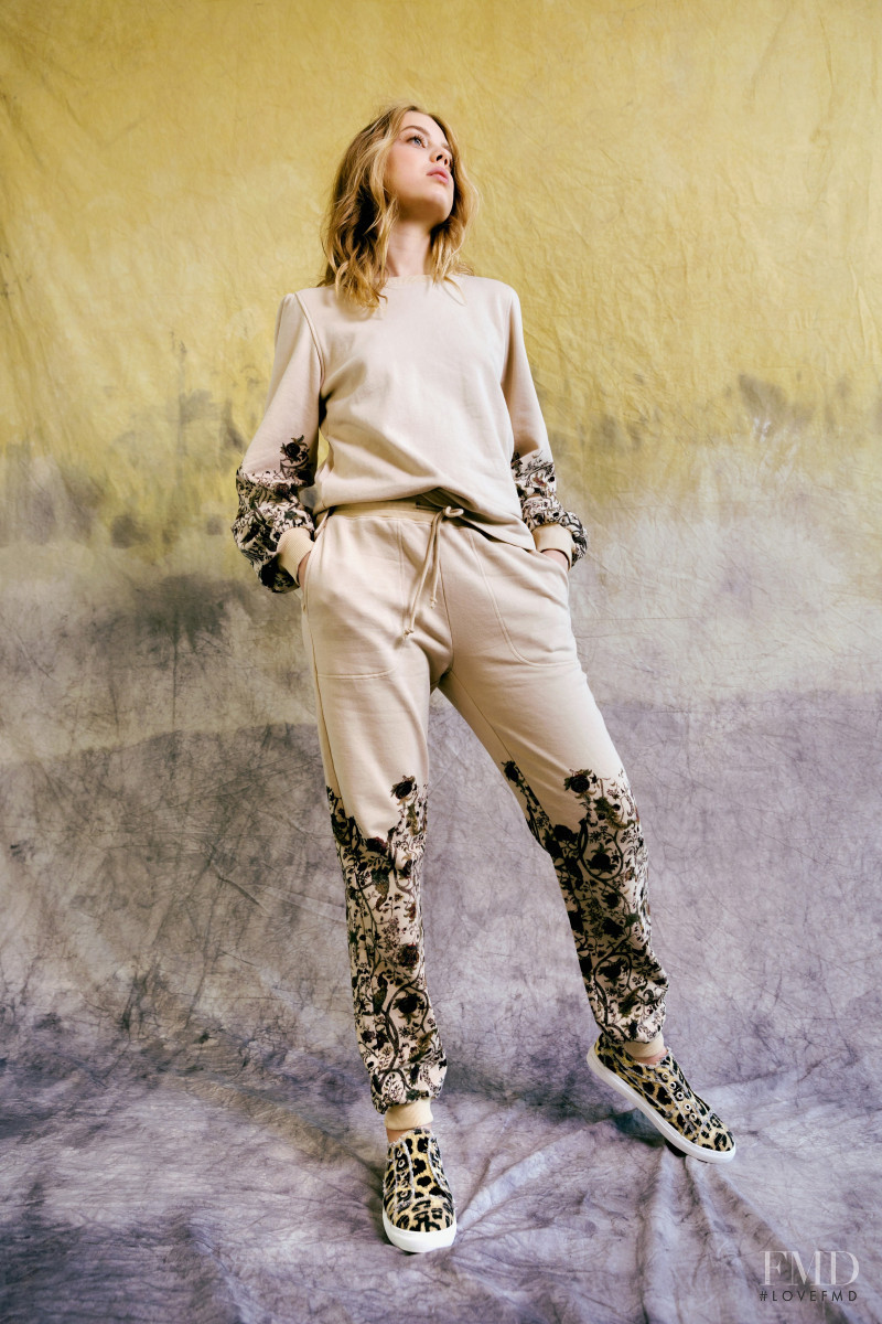 Mariana Zaragoza featured in  the Nicole Miller lookbook for Pre-Fall 2021