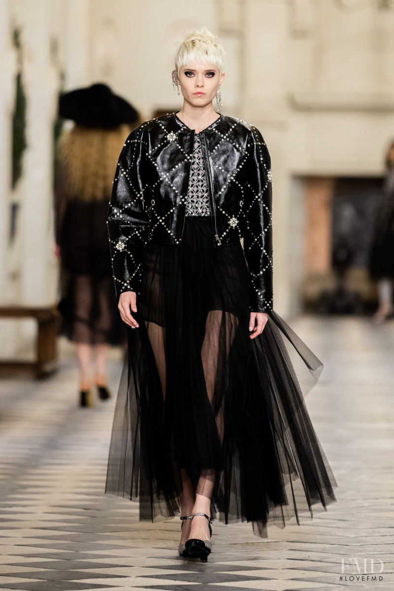 Maike Inga featured in  the Chanel fashion show for Pre-Fall 2021