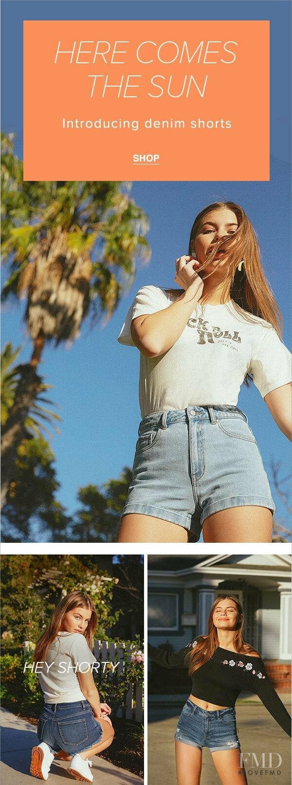 Kate Li featured in  the PacSun advertisement for Winter 2018