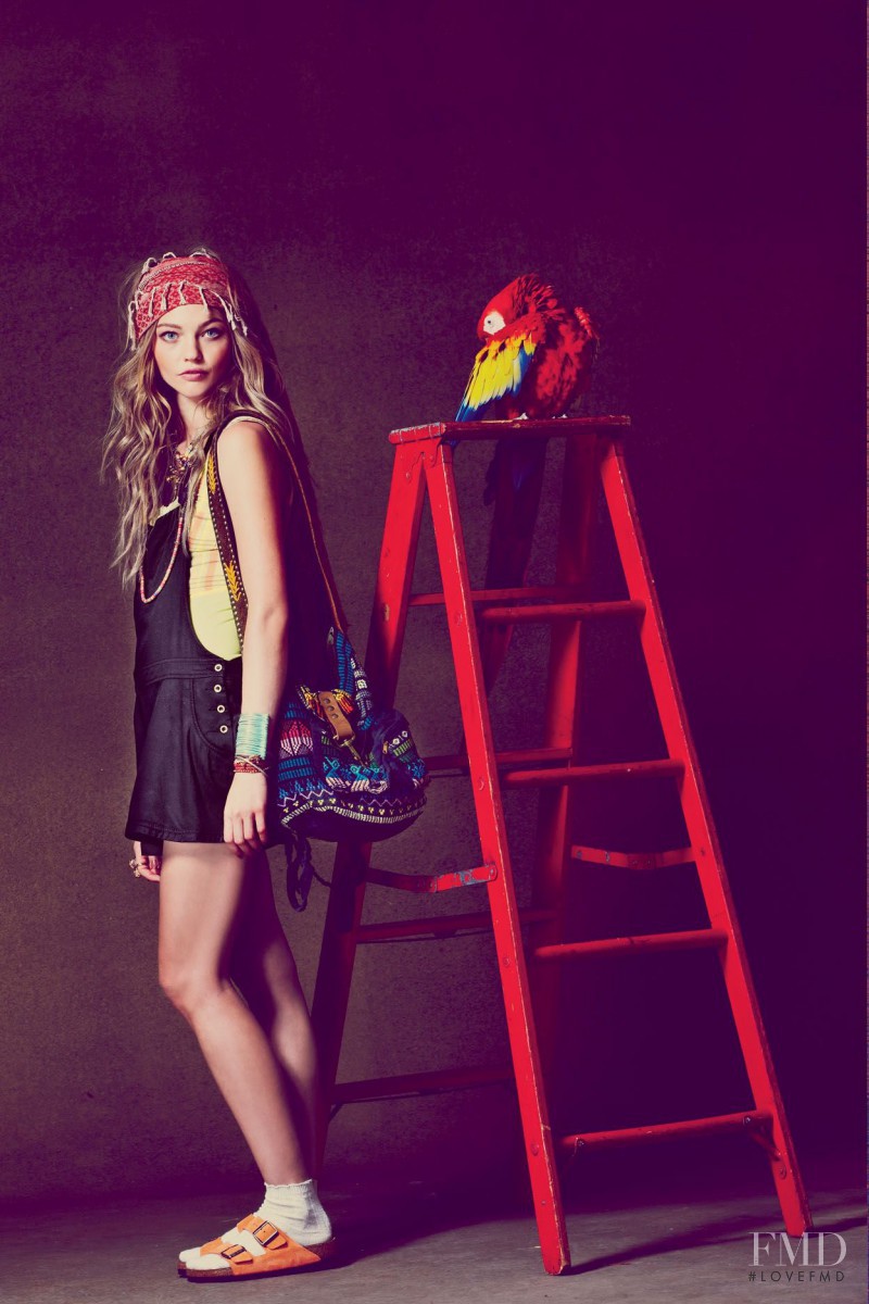 Sasha Pivovarova featured in  the Free People lookbook for Spring/Summer 2011