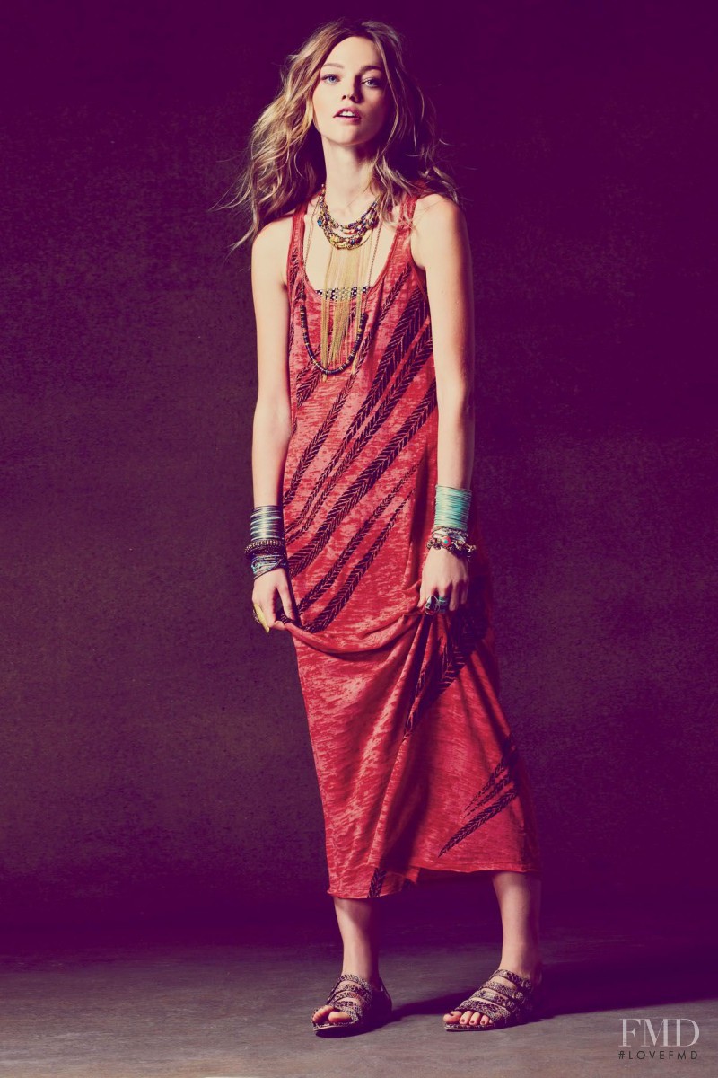 Sasha Pivovarova featured in  the Free People lookbook for Spring/Summer 2011