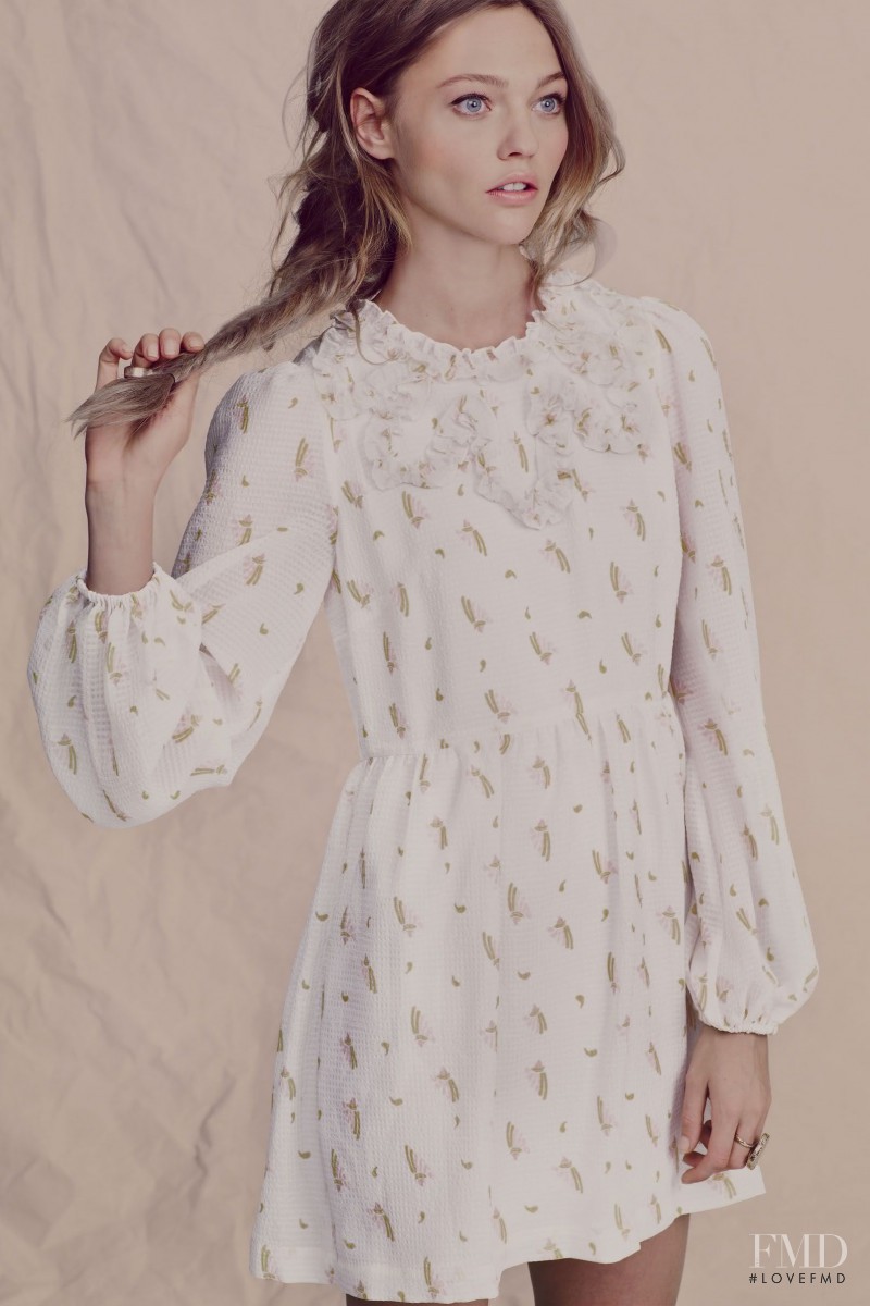 Sasha Pivovarova featured in  the Free People lookbook for Spring/Summer 2011