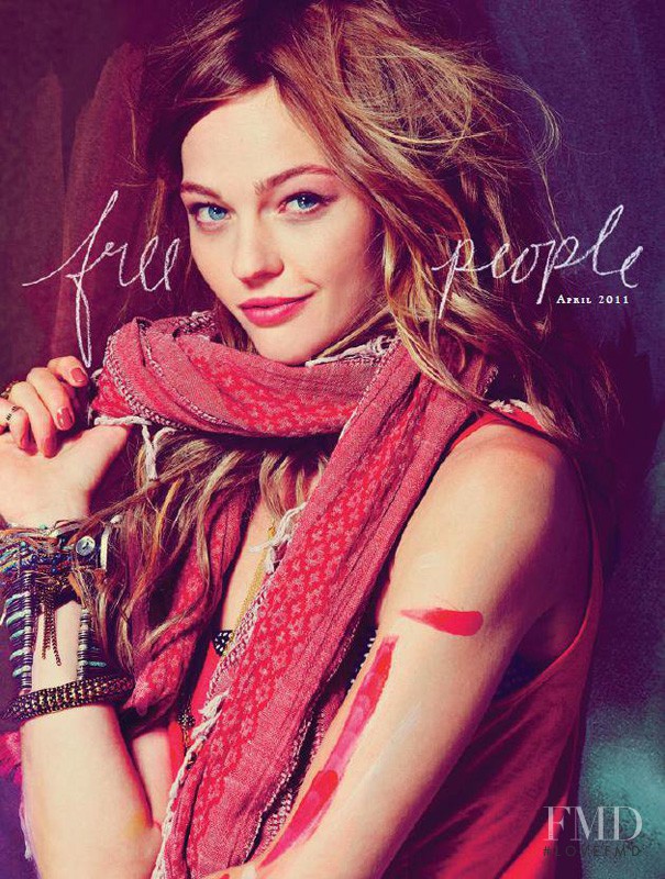 Sasha Pivovarova featured in  the Free People lookbook for Spring/Summer 2011