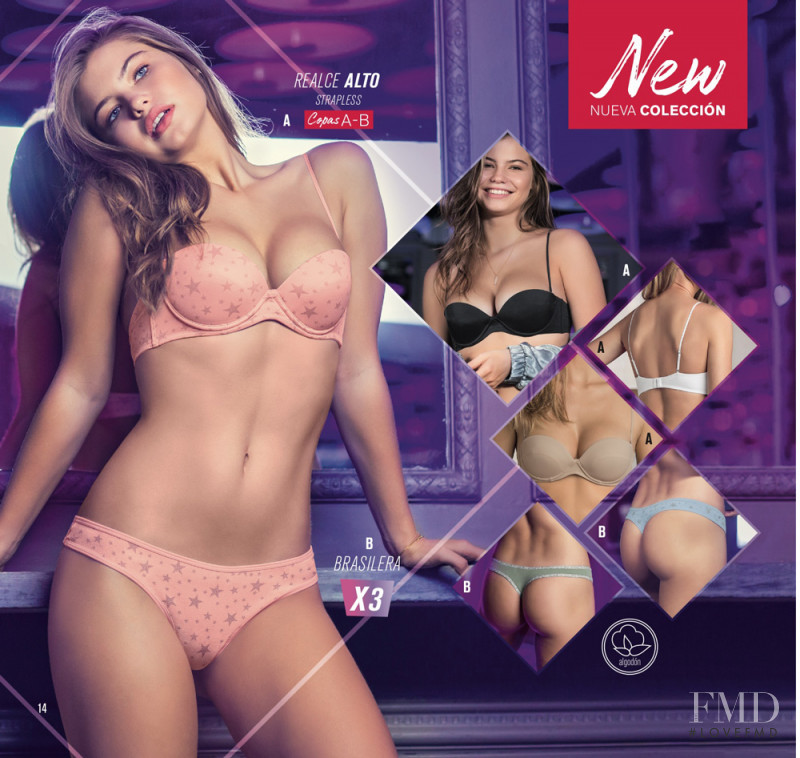 Kate Li featured in  the Leonisa Underwear catalogue for Spring/Summer 2018