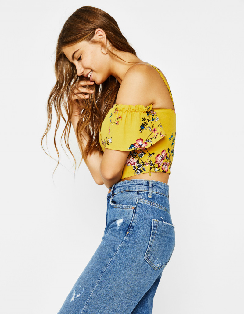 Kate Li featured in  the Bershka catalogue for Spring/Summer 2018