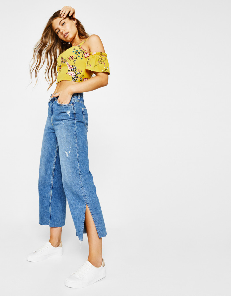 Kate Li featured in  the Bershka catalogue for Spring/Summer 2018