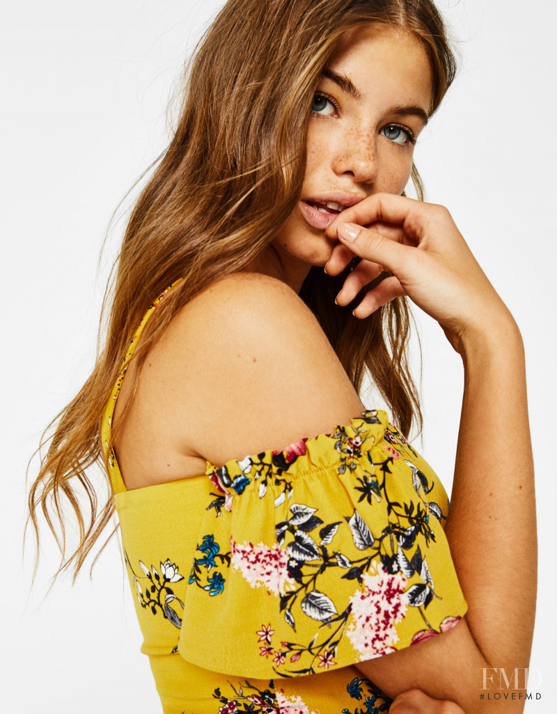 Kate Li featured in  the Bershka catalogue for Spring/Summer 2018