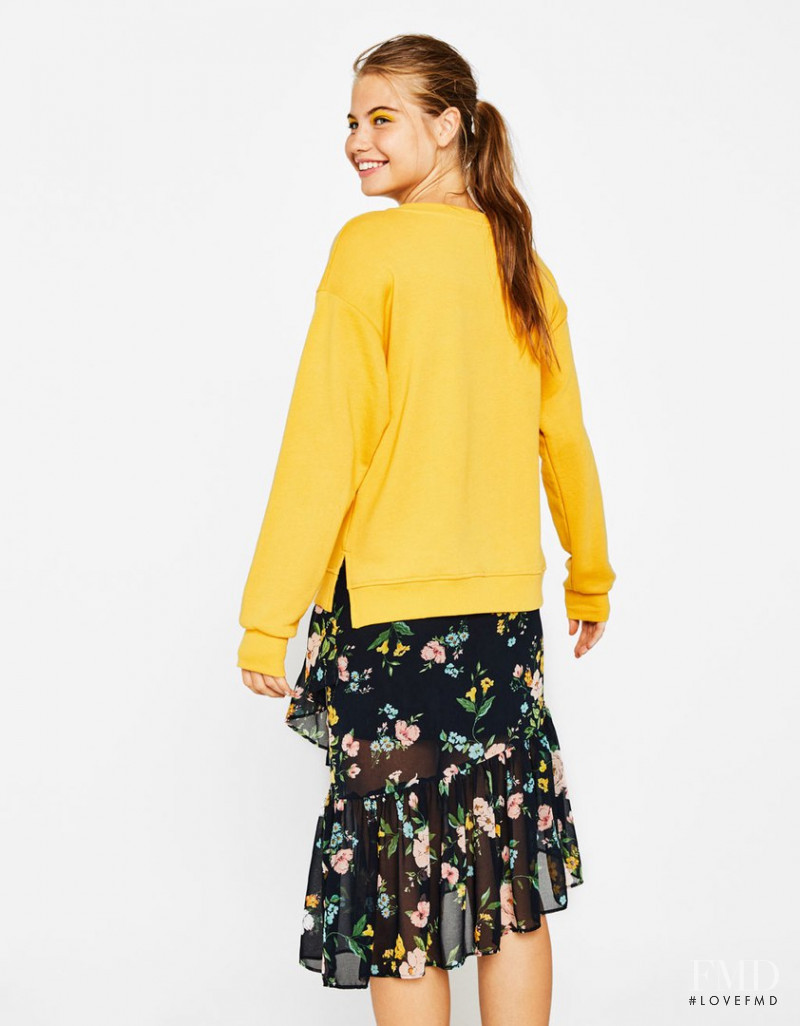 Kate Li featured in  the Bershka catalogue for Spring/Summer 2018